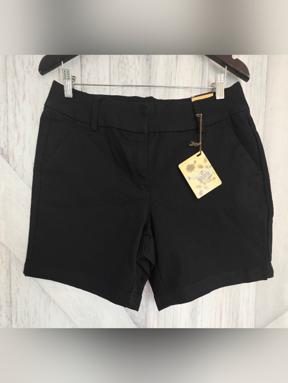 Hybrid & Company Black Dress Shorts Size 15 NWT
